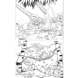 Раскраска: Smurfs (мультфильмы) #34723 - Бесплатные раскраски для печати