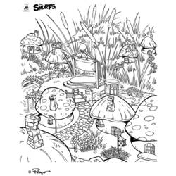 Раскраска: Smurfs (мультфильмы) #34726 - Бесплатные раскраски для печати