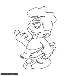 Раскраска: Smurfs (мультфильмы) #34751 - Бесплатные раскраски для печати