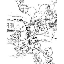Раскраска: Smurfs (мультфильмы) #34783 - Бесплатные раскраски для печати
