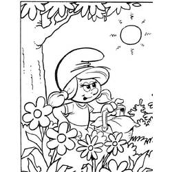 Раскраска: Smurfs (мультфильмы) #34818 - Бесплатные раскраски для печати