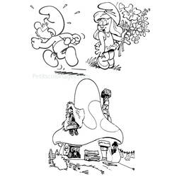 Раскраска: Smurfs (мультфильмы) #34836 - Бесплатные раскраски для печати