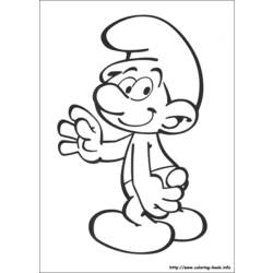 Раскраска: Smurfs (мультфильмы) #34859 - Бесплатные раскраски для печати