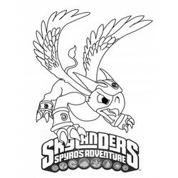Раскраска: Skylanders (мультфильмы) #43417 - Бесплатные раскраски для печати