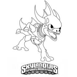 Раскраска: Skylanders (мультфильмы) #43424 - Бесплатные раскраски для печати