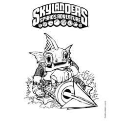 Раскраска: Skylanders (мультфильмы) #43506 - Бесплатные раскраски для печати