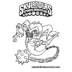 Раскраска: Skylanders (мультфильмы) #43513 - Бесплатные раскраски для печати