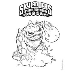Раскраска: Skylanders (мультфильмы) #43558 - Бесплатные раскраски для печати
