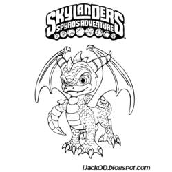 Раскраска: Skylanders (мультфильмы) #43563 - Бесплатные раскраски для печати
