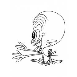 Раскраска: Зинзины космоса (мультфильмы) #34487 - Бесплатные раскраски для печати