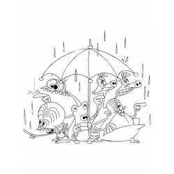 Раскраска: Зинзины космоса (мультфильмы) #34498 - Бесплатные раскраски для печати