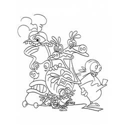 Раскраска: Зинзины космоса (мультфильмы) #34499 - Бесплатные раскраски для печати