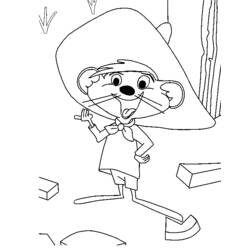 Раскраска: Скоростной Гонсалес (мультфильмы) #30721 - Бесплатные раскраски для печати