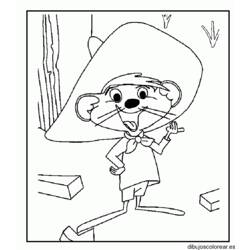 Раскраска: Скоростной Гонсалес (мультфильмы) #30731 - Бесплатные раскраски для печати