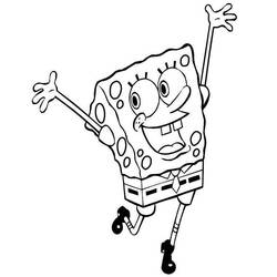 Раскраска: SpongeBob (мультфильмы) #33367 - Бесплатные раскраски для печати