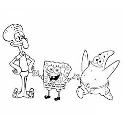Раскраска: SpongeBob (мультфильмы) #33368 - Бесплатные раскраски для печати