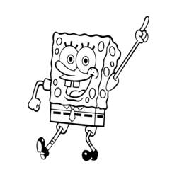 Раскраска: SpongeBob (мультфильмы) #33370 - Бесплатные раскраски для печати