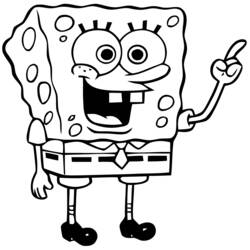 Раскраска: SpongeBob (мультфильмы) #33371 - Бесплатные раскраски для печати