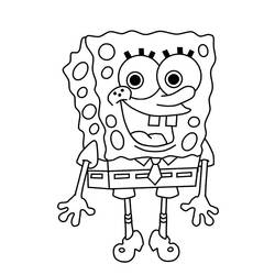 Раскраска: SpongeBob (мультфильмы) #33374 - Бесплатные раскраски для печати