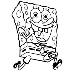 Раскраска: SpongeBob (мультфильмы) #33376 - Бесплатные раскраски для печати