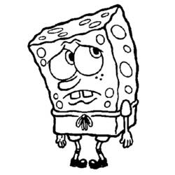 Раскраска: SpongeBob (мультфильмы) #33478 - Бесплатные раскраски для печати