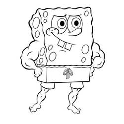 Раскраска: SpongeBob (мультфильмы) #33482 - Бесплатные раскраски для печати