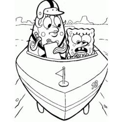 Раскраска: SpongeBob (мультфильмы) #33529 - Бесплатные раскраски для печати