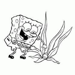 Раскраска: SpongeBob (мультфильмы) #33530 - Бесплатные раскраски для печати