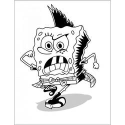 Раскраска: SpongeBob (мультфильмы) #33554 - Бесплатные раскраски для печати