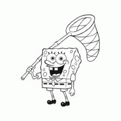 Раскраска: SpongeBob (мультфильмы) #33567 - Бесплатные раскраски для печати