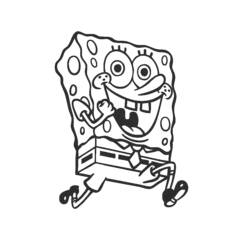 Раскраска: SpongeBob (мультфильмы) #33594 - Бесплатные раскраски для печати