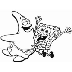 Раскраска: SpongeBob (мультфильмы) #33641 - Бесплатные раскраски для печати