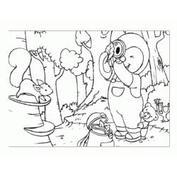 Раскраска: Чупи и Дуду (мультфильмы) #34212 - Бесплатные раскраски для печати