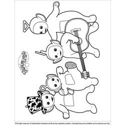 Раскраска: Телепузики (мультфильмы) #49779 - Бесплатные раскраски для печати