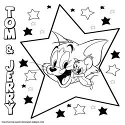 Раскраска: Том и Джерри (мультфильмы) #24318 - Бесплатные раскраски для печати