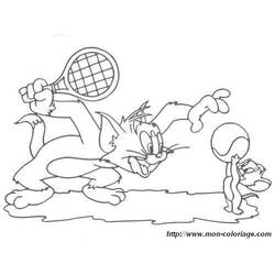Раскраска: Том и Джерри (мультфильмы) #24341 - Бесплатные раскраски для печати