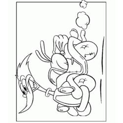 Раскраска: Вуди Дятел (мультфильмы) #28502 - Бесплатные раскраски для печати