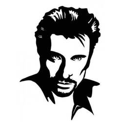 Раскраска: Джонни Холлидей (знаменитости) #123098 - Бесплатные раскраски для печати