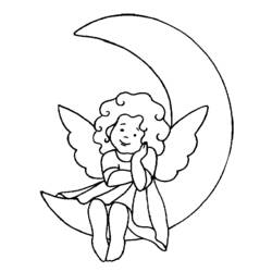 Раскраска: ангел (Персонажи) #86246 - Бесплатные раскраски для печати