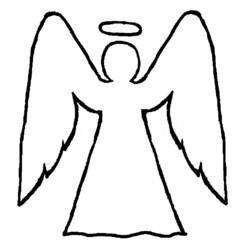 Раскраска: ангел (Персонажи) #86248 - Бесплатные раскраски для печати