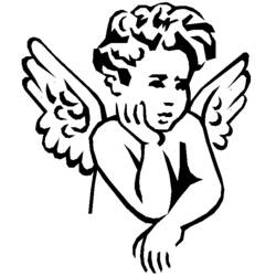 Раскраска: ангел (Персонажи) #86279 - Бесплатные раскраски для печати