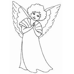 Раскраска: ангел (Персонажи) #86305 - Бесплатные раскраски для печати