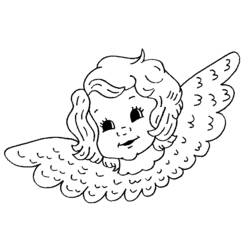 Раскраска: ангел (Персонажи) #86377 - Бесплатные раскраски для печати