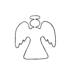 Раскраска: ангел (Персонажи) #86404 - Бесплатные раскраски для печати