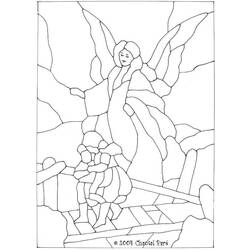 Раскраска: ангел (Персонажи) #86433 - Бесплатные раскраски для печати