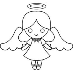 Раскраска: ангел (Персонажи) #86531 - Бесплатные раскраски для печати