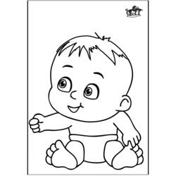 Раскраска: ребенок (Персонажи) #86600 - Бесплатные раскраски для печати