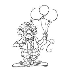 Раскраска: клоун (Персонажи) #90892 - Бесплатные раскраски для печати