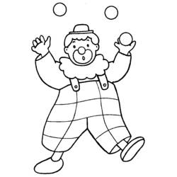 Раскраска: клоун (Персонажи) #90912 - Бесплатные раскраски для печати