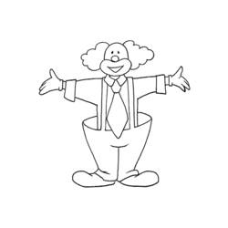 Раскраска: клоун (Персонажи) #91048 - Бесплатные раскраски для печати